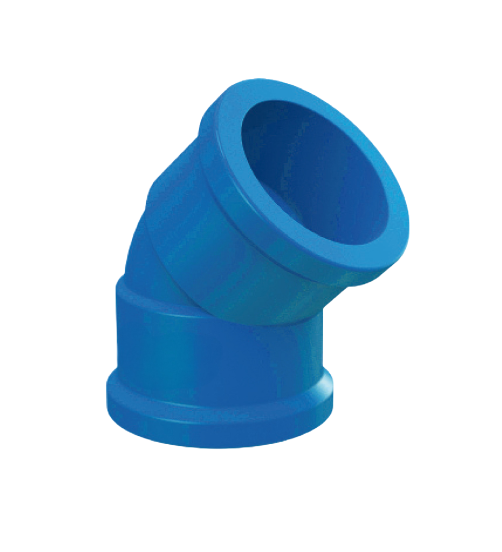 Codo 45º PVC Hidraulico (Soldable)
