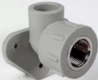 Codo 90º PPR c/Soporte (Soldable / Roscable HI)